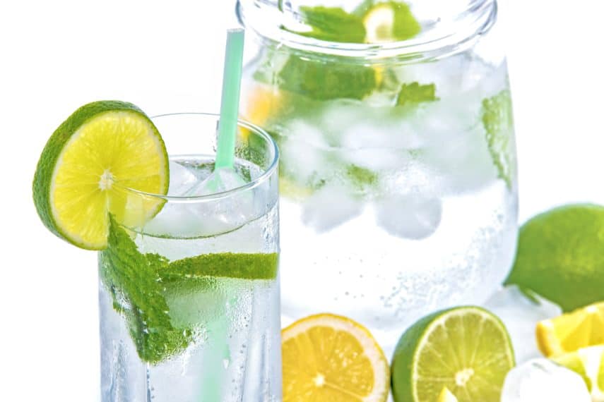 Be sure to drink water throughout the day 