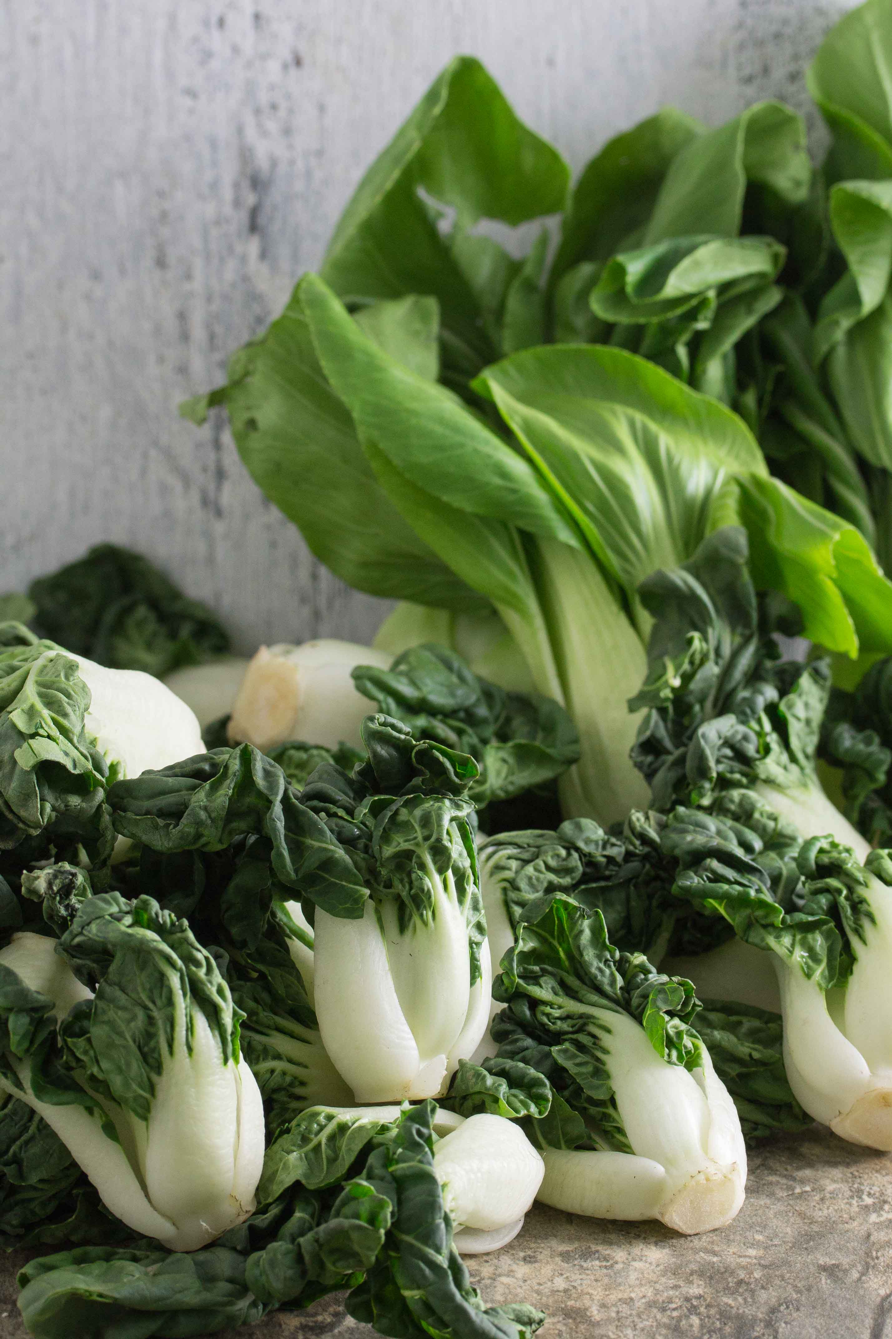 baby bok choy vertical