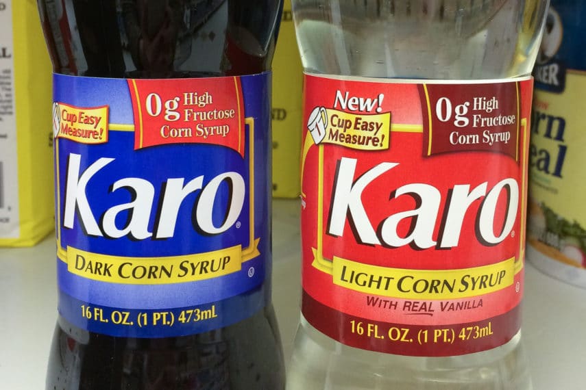 Karo Corn Syrup Dark and Light - no high fructose corn syrup