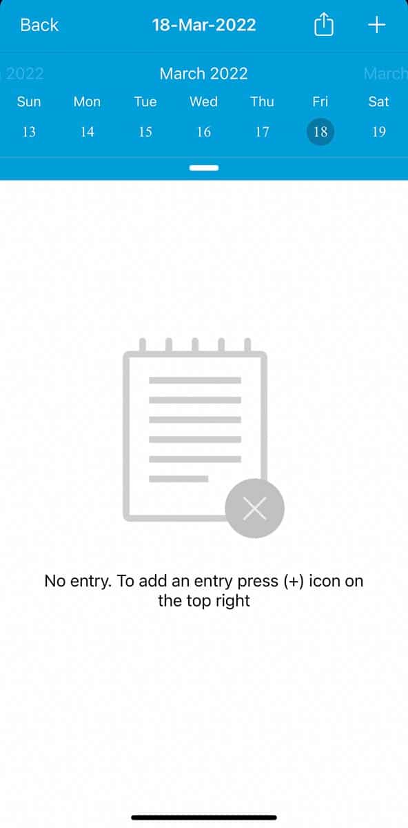 Diary on Monash app