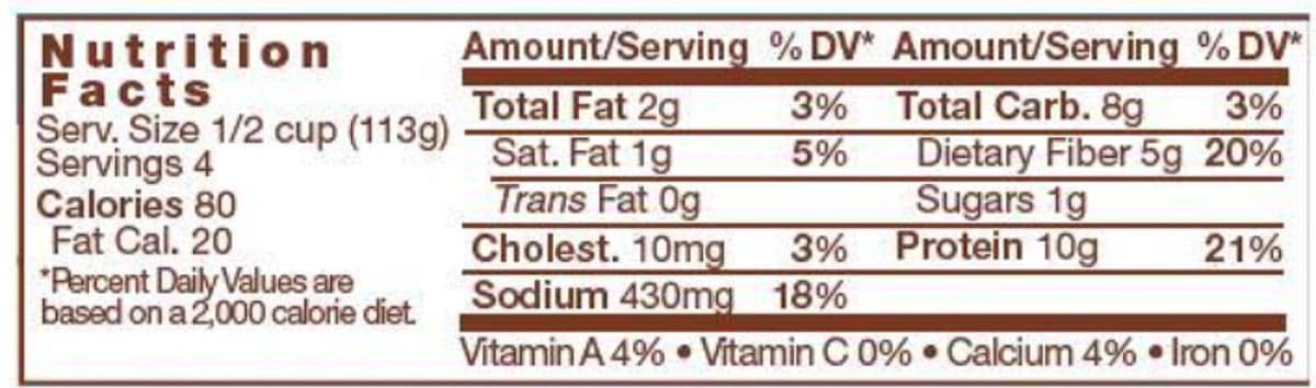 Fiber One Cottage Cheese.
