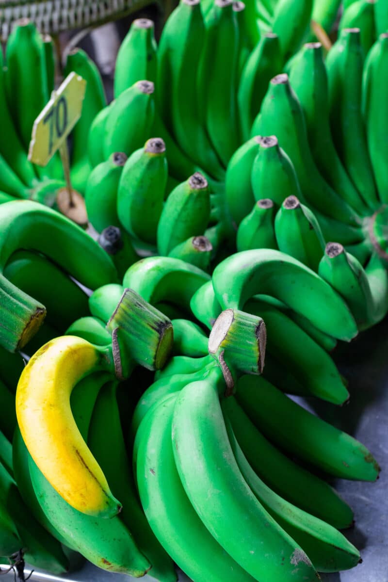 green bananas