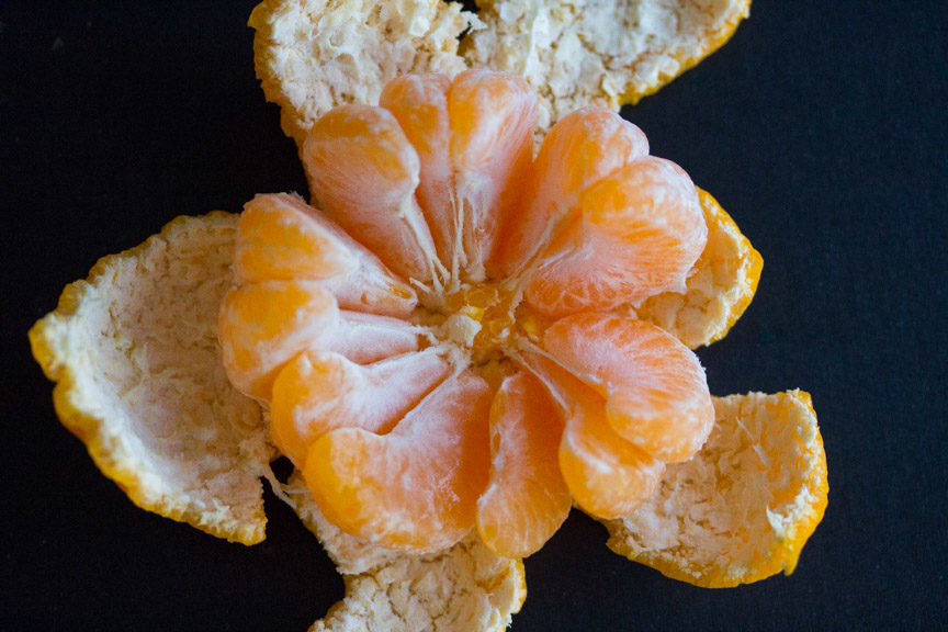 Mandarins inside 