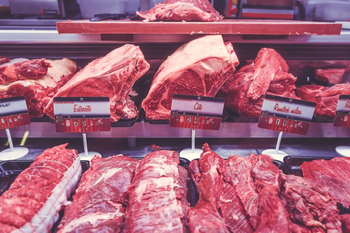 raw meat 