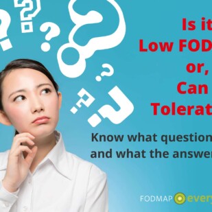 is it low fodmap or can I tolerate it?