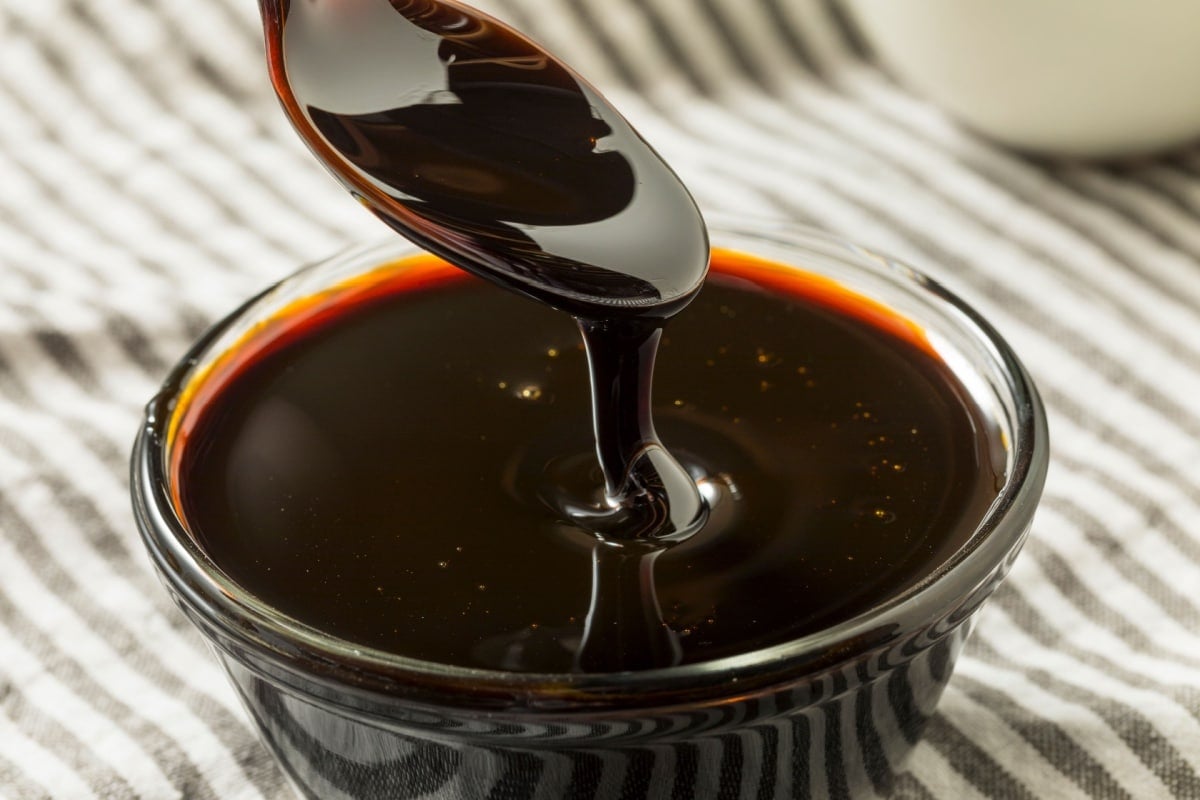 Molasses.