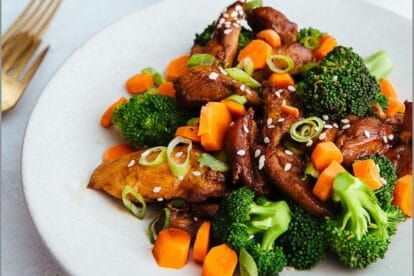 Orange Chicken & Broccoli Bowl 2