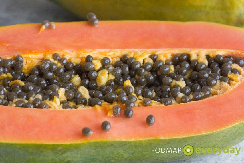 papaya closeup