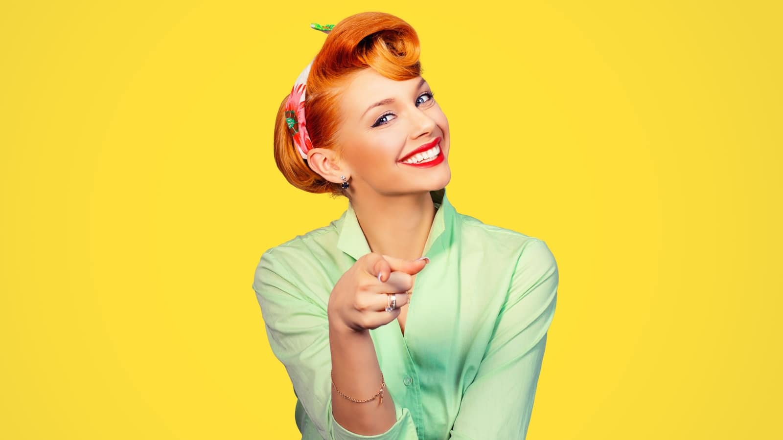 Retro woman.