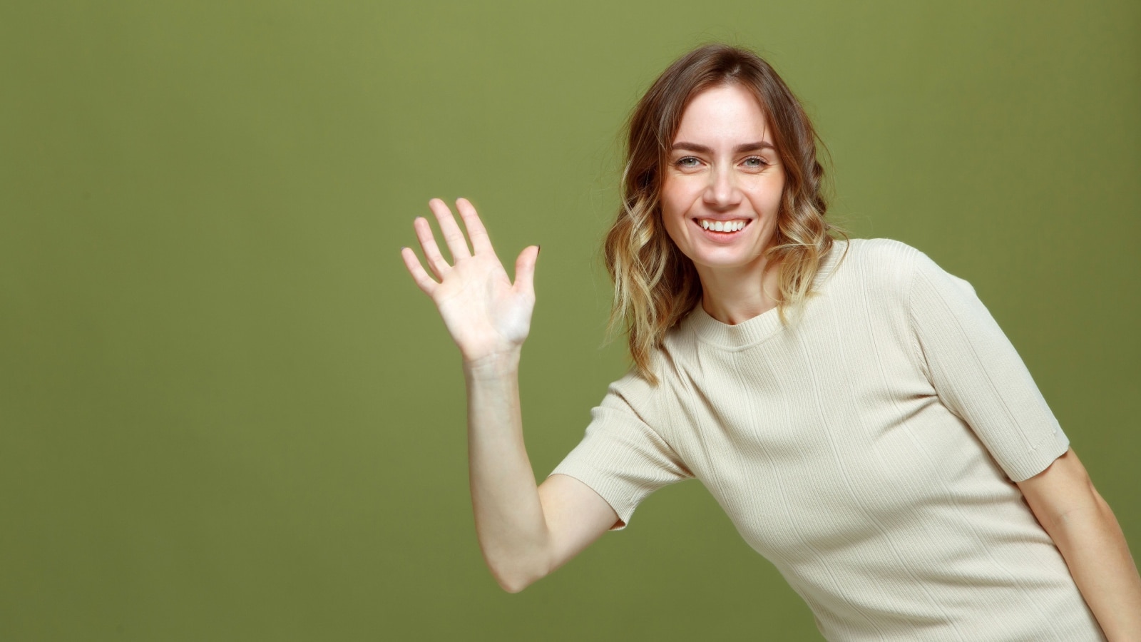 See you later. Waving. 