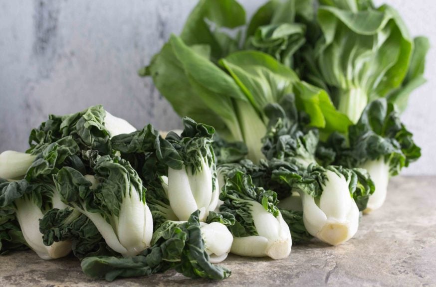 two kinds of bok choy