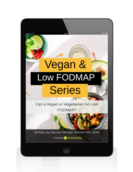 Tablet ebook of Vegan and Low FODMAP Series